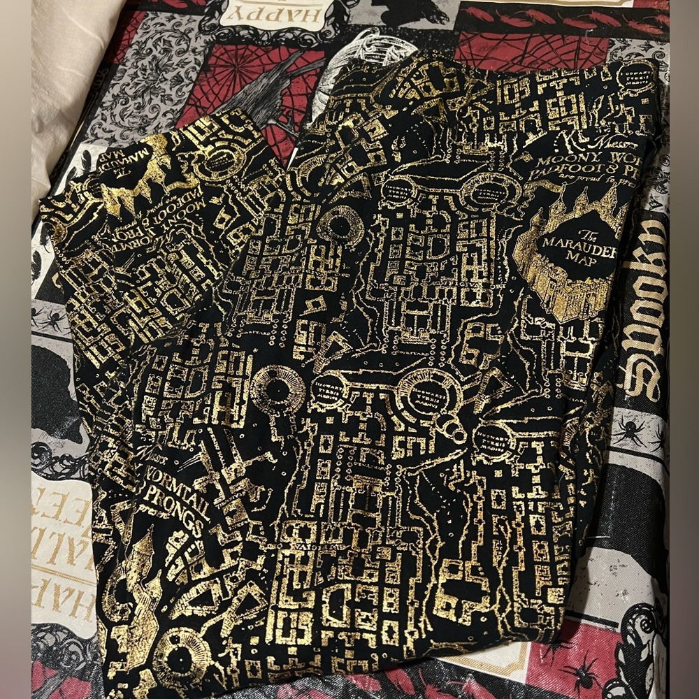 Harry Potter Marauders Map leggings